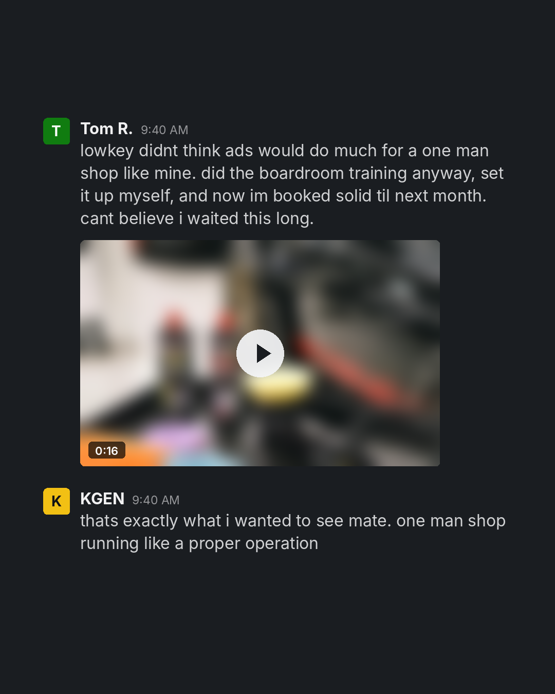 Detailer testimonial 5